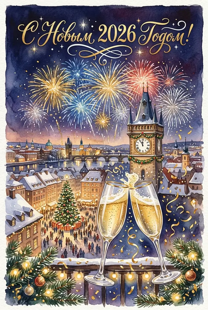 Uudenvuoden 2026 kortit