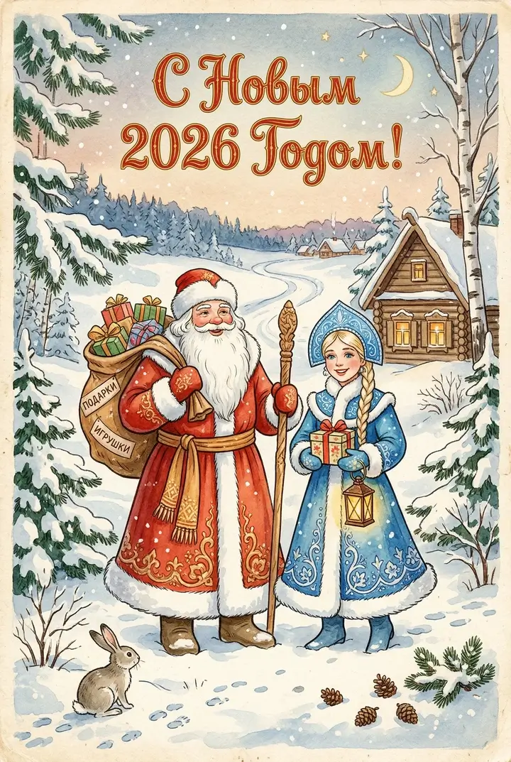 Uudenvuoden 2026 kortit