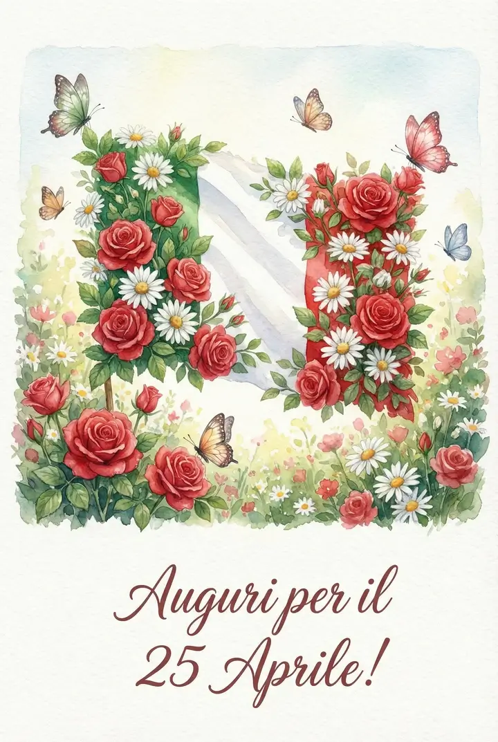 Frigjøringsdagen Italia-kort