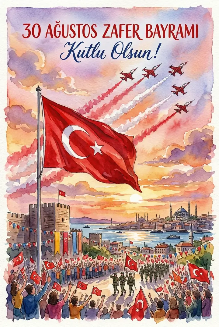 Rugpjūčio 30-osios Pergalės dienos atvirukai