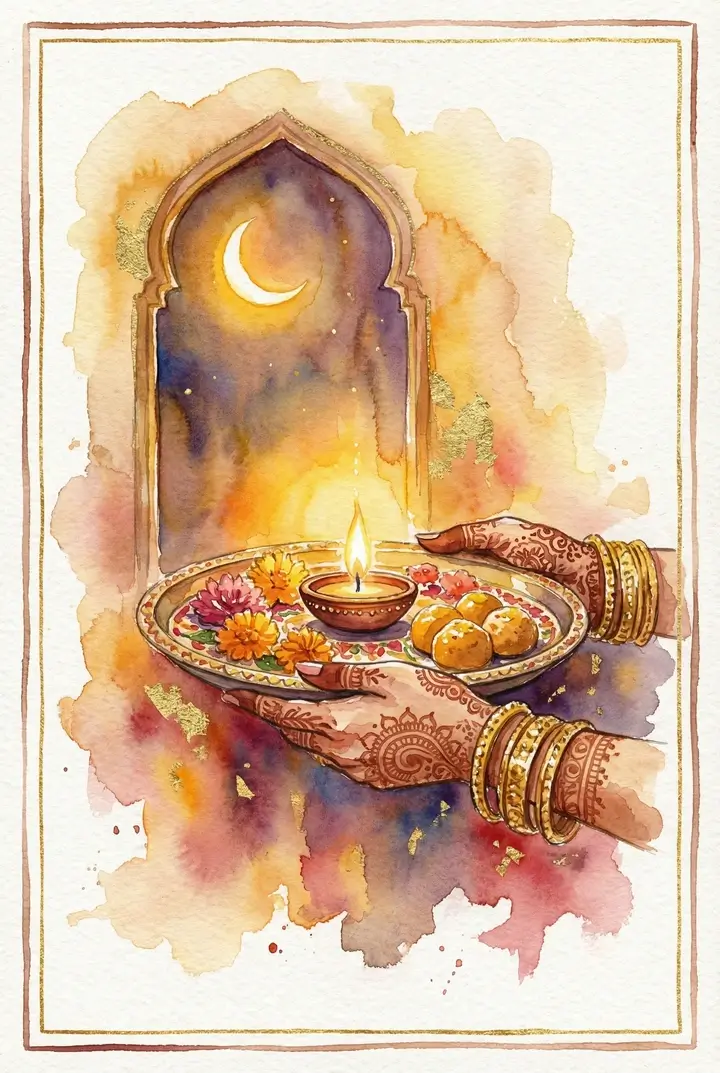 کارت کاروا چات (Karwa Chauth)