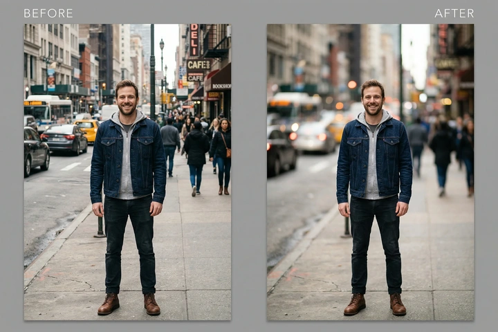 Blur Background in Photo