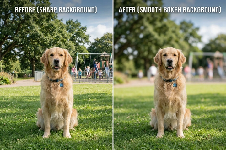 Blur Background in Photo