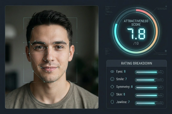 AI patrauklumo testas