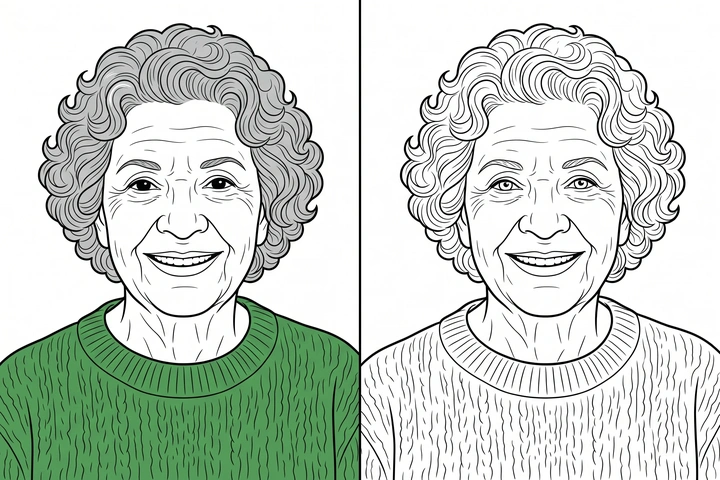 Turn Photo into Line Drawing