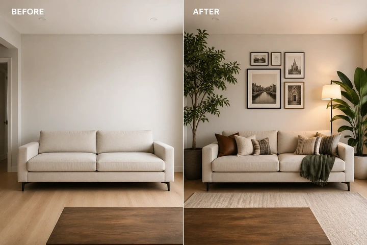 AI dekorátor místností