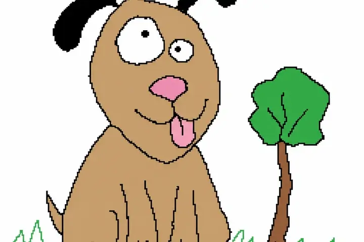 MS Paint-Stil