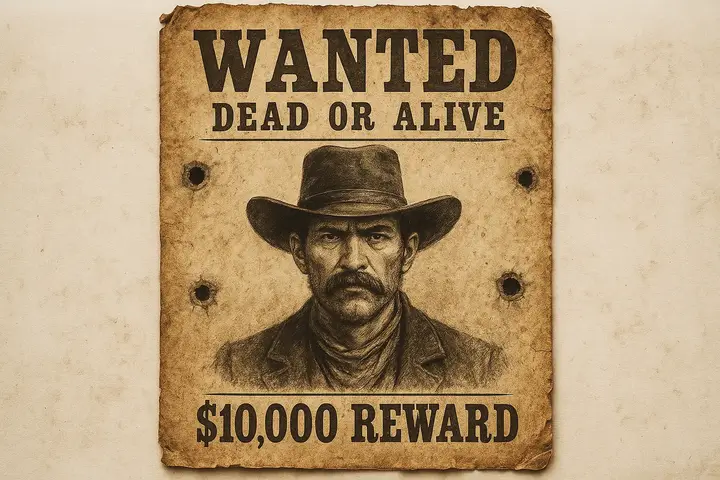 Генератор плакатов «Разыскивается»