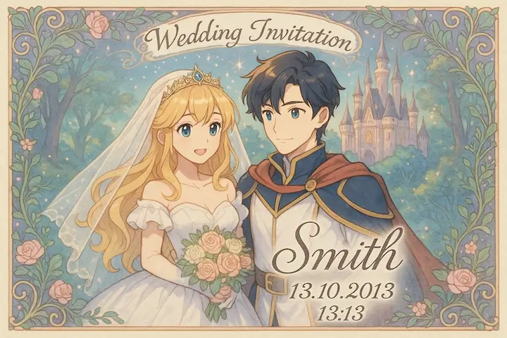 Онлайн-конструктор свадебных приглашений