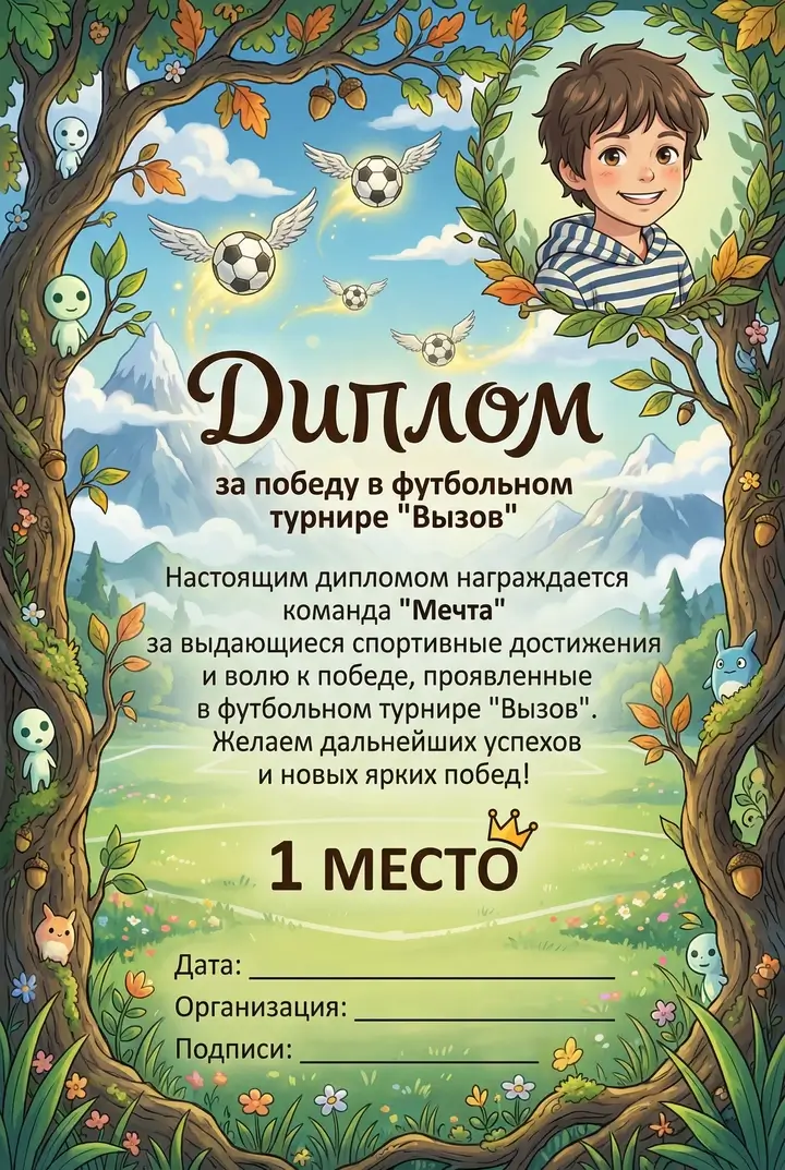 Generator til certifikater, diplomer og priser