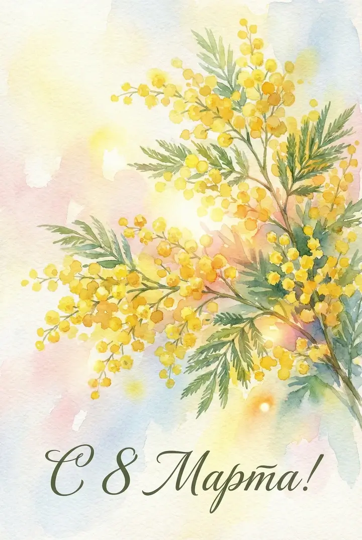 Grußkarten zum 8. März