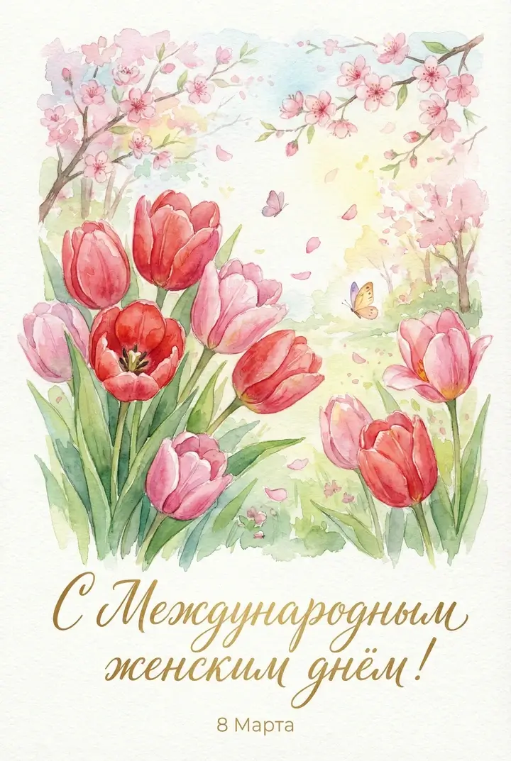 Grußkarten zum 8. März