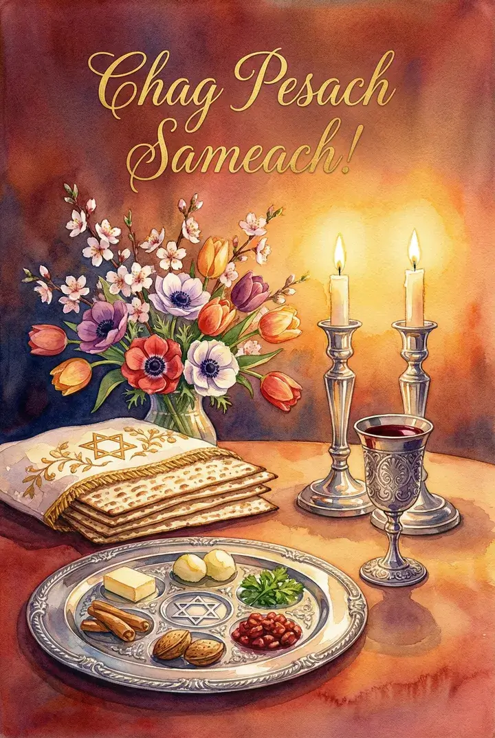 Открытки на Песах