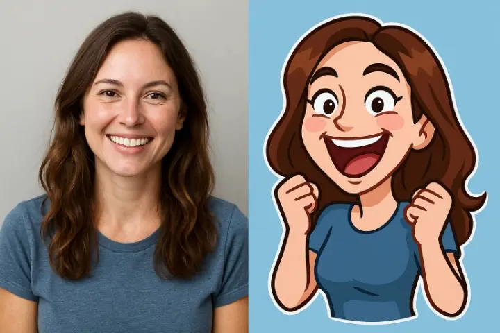 Сделать стикер из фото