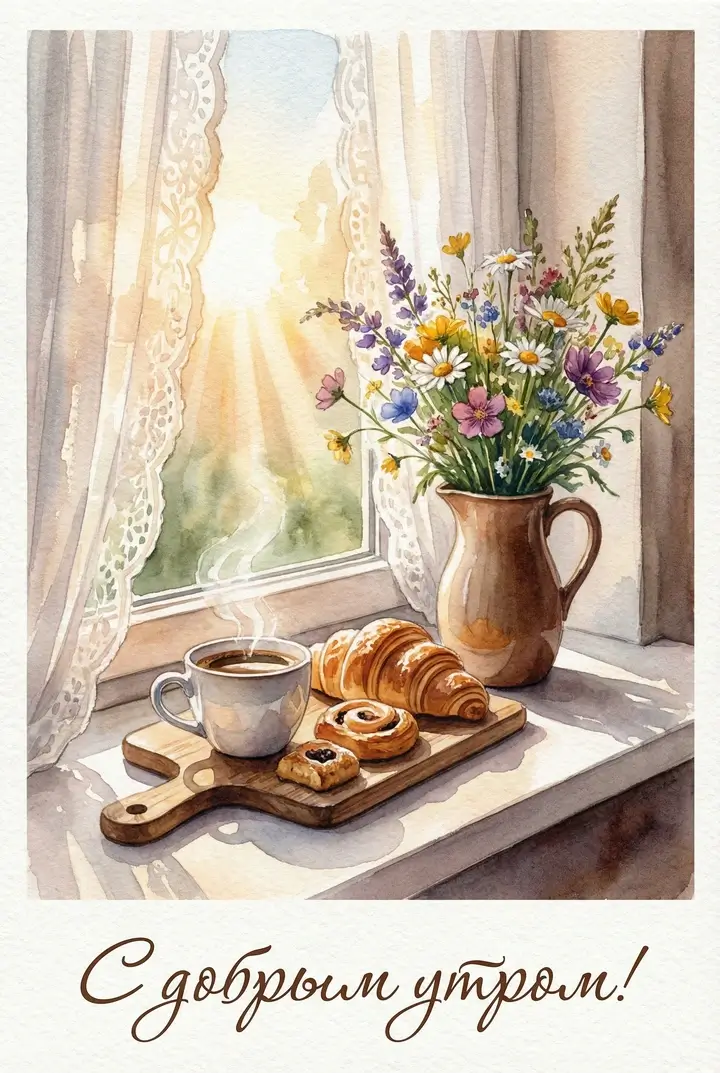 Открытки «Доброе утро»