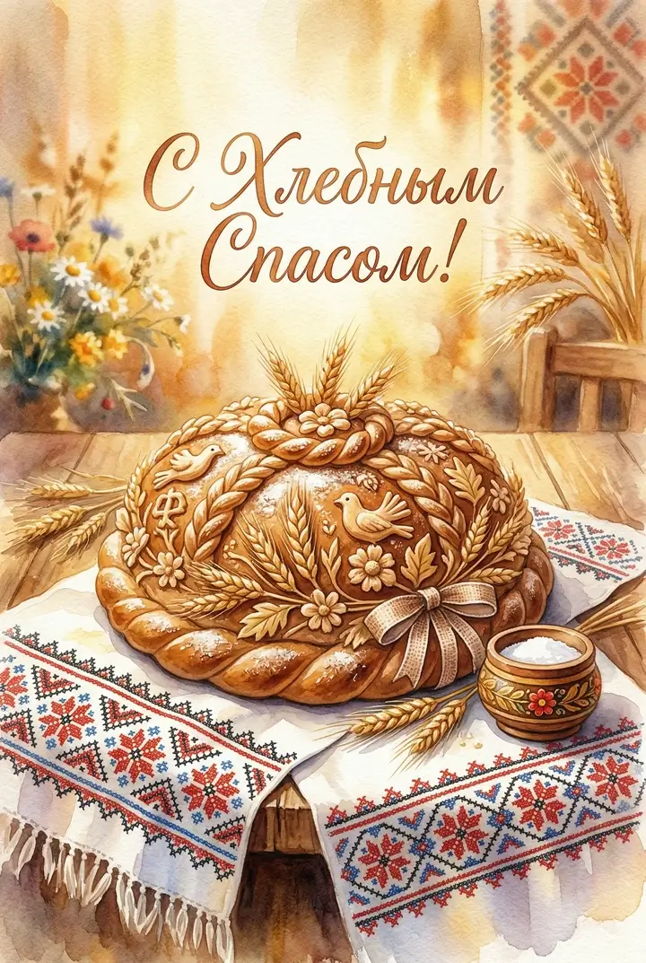 Открытки на Ореховый Спас