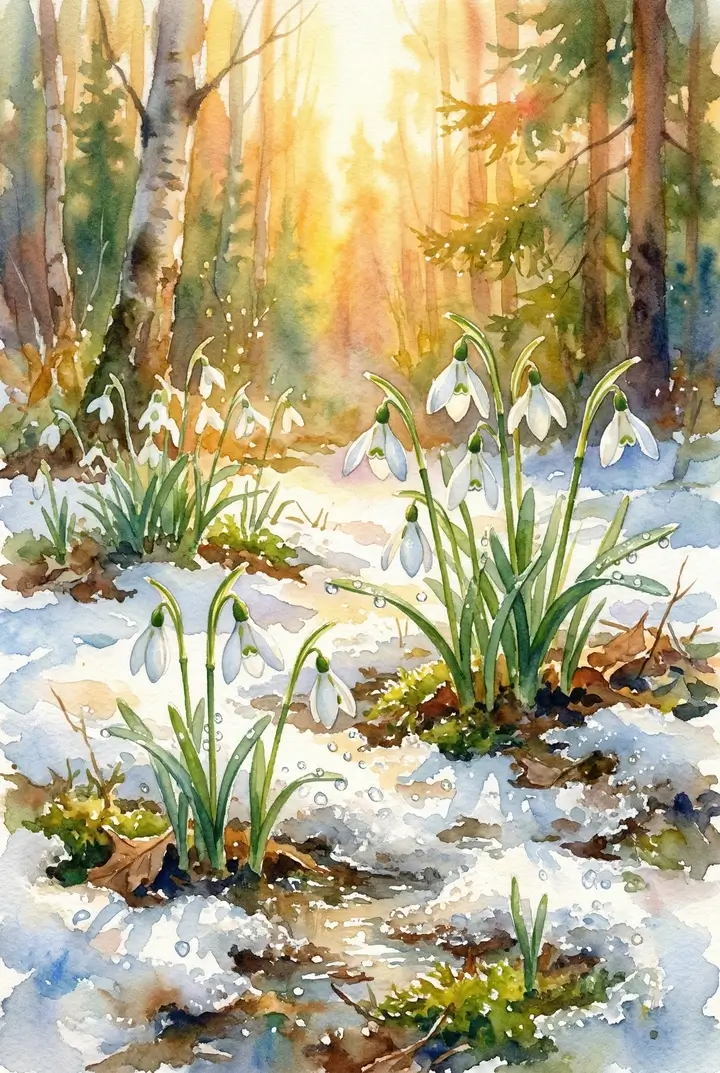 Открытки на первый день весны