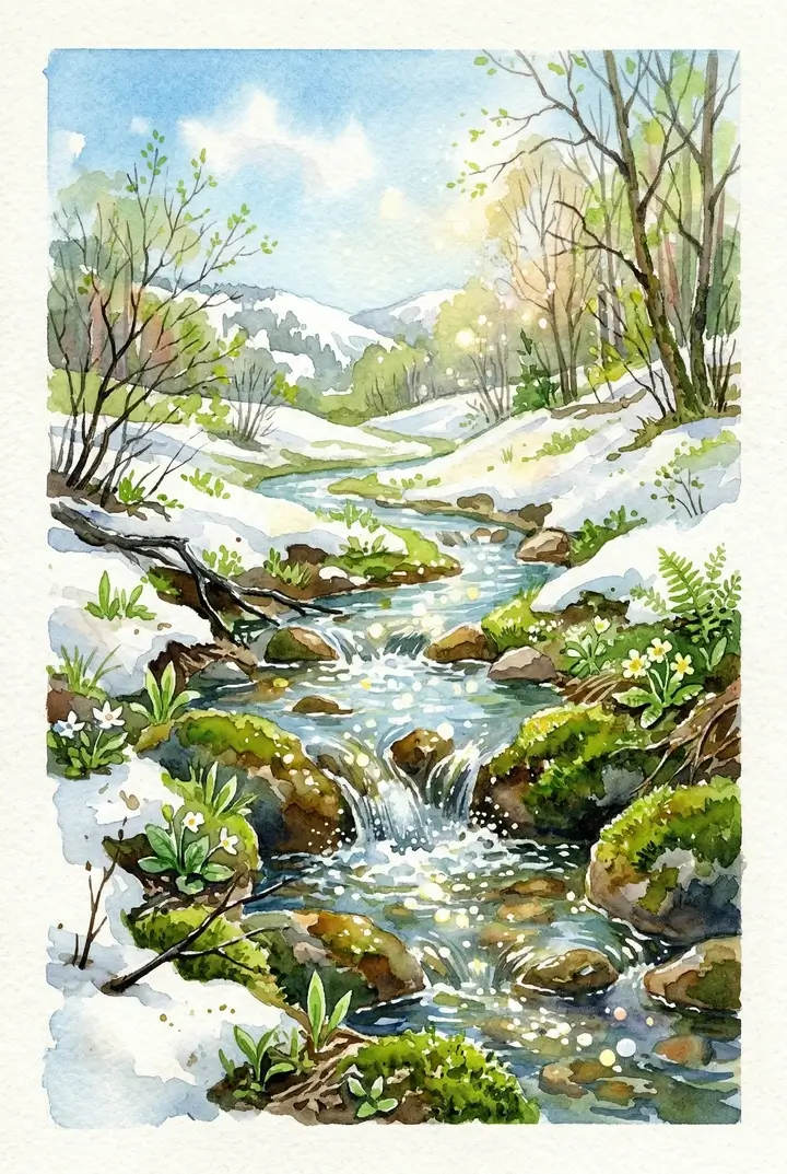 Открытки на первый день весны