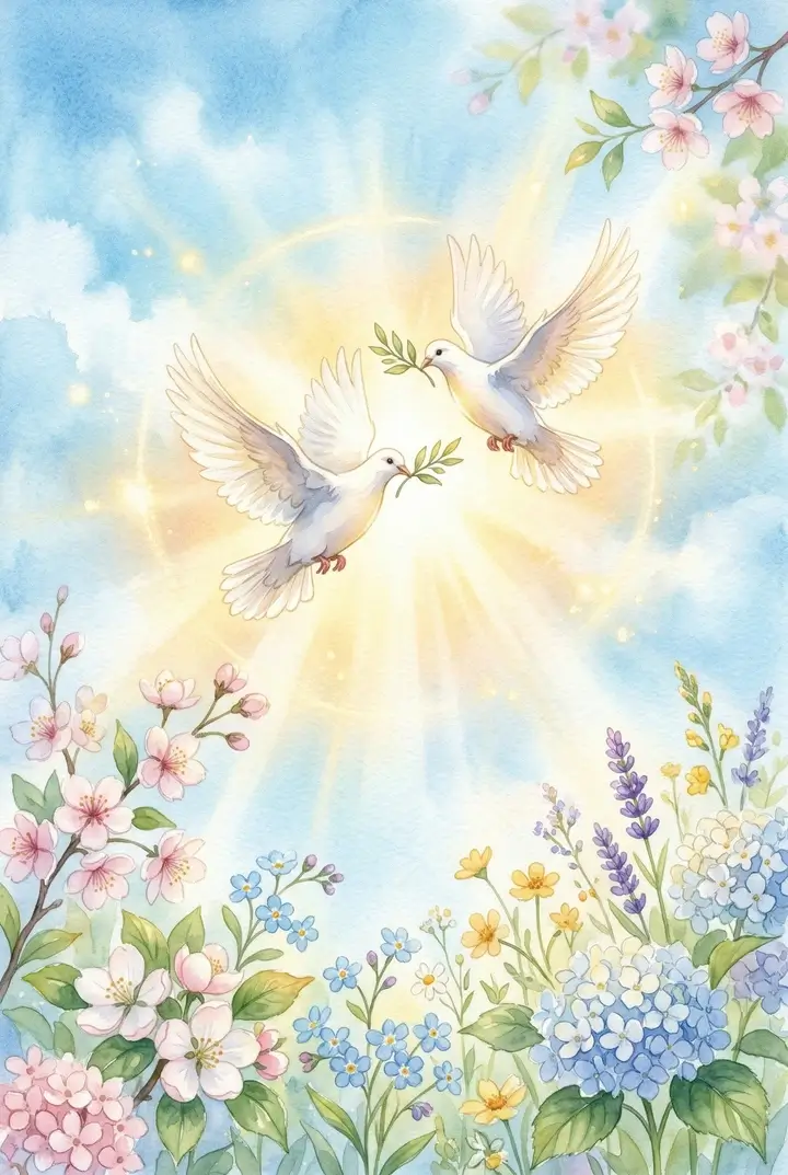 Открытки на Благовещение