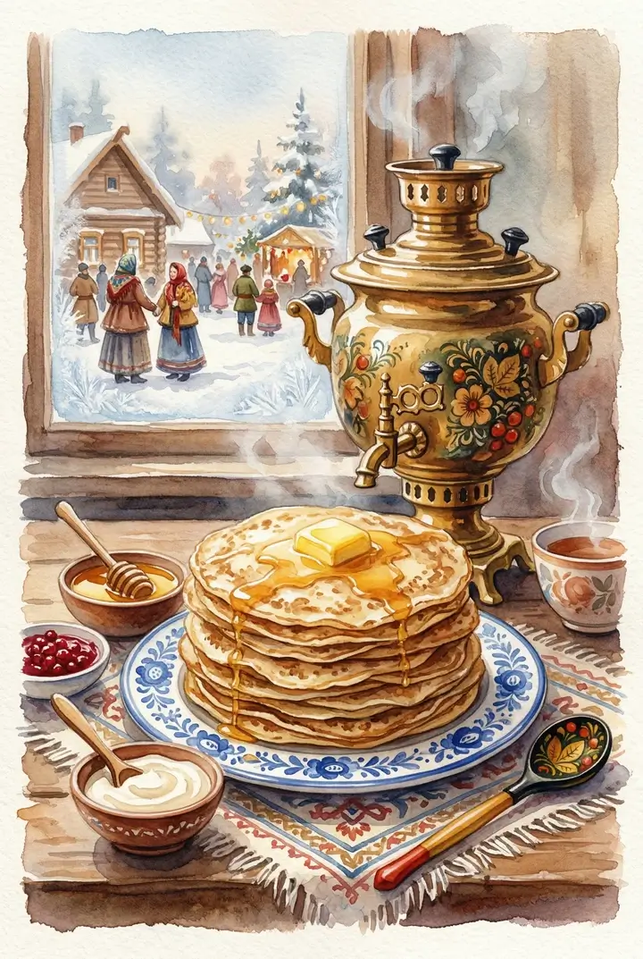 Открытки на Масленицу