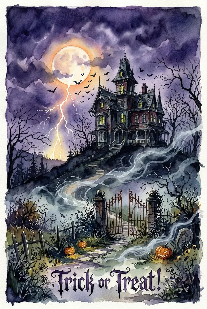 Открытки на Хэллоуин