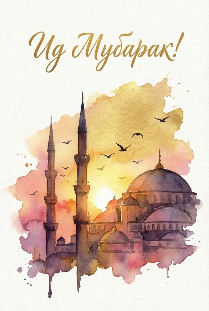 Открытки на Ид аль-Фитр