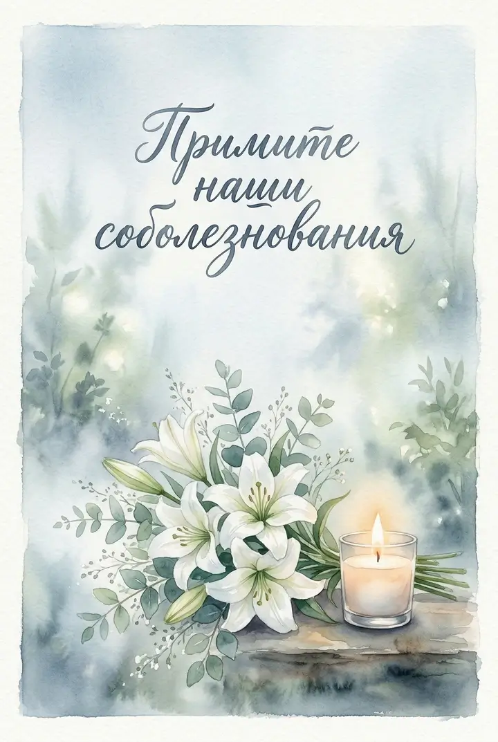 Открытки с соболезнованиями