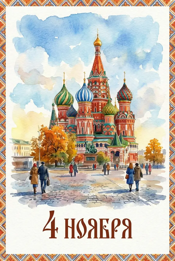 Открытки на День народного единства