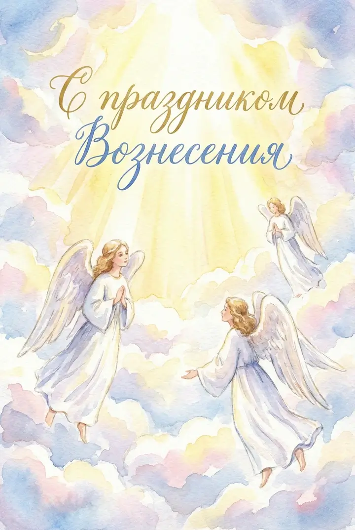 Поздравительные открытки на Вознесение