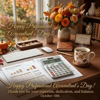 Открытка ко Дню бухгалтера