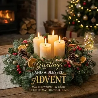 Открытка Адвент