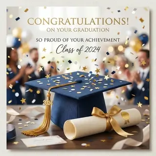 Открытка на выпускной