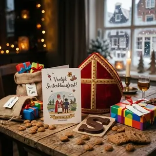 Открытка Синтерклаас