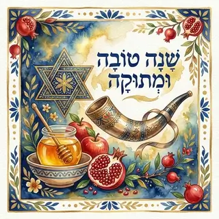 Открытка на Рош ха-Шана
