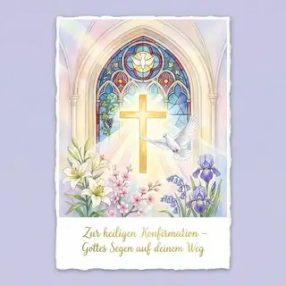 Открытка на конфирмацию