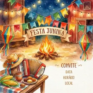 Открытка на Феста Жунина