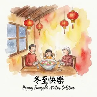 Открытка на Дунчжи