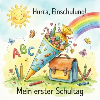 Einschulung Card