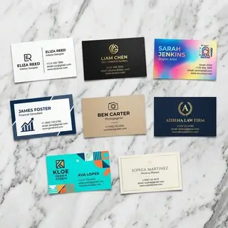 AI vizītkaršu ģenerators