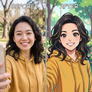 Fotoğraftan Animeye