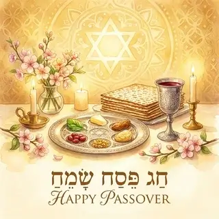 Открытка на Песах