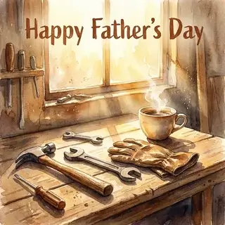 Открытка на День отца