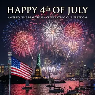 Открытка на 4 июля