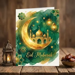 Открытка на Ураза-байрам