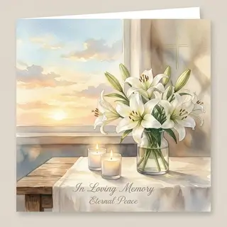 Открытка с соболезнованиями