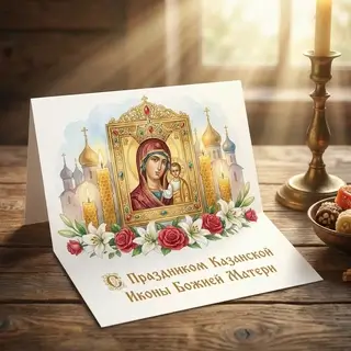 Благодарственная открытка