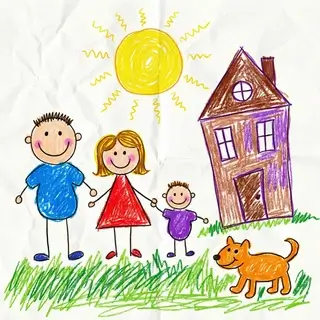 Dibujo infantil 3-5 años