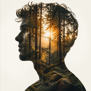 ការប៉ះពាល់ទ្វេដង (Double Exposure)