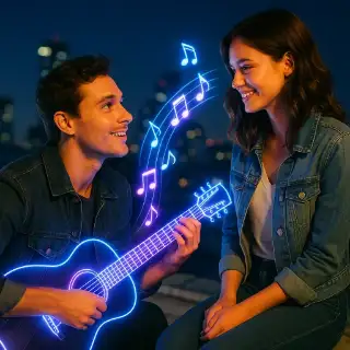 ساخت آهنگ عاشقانه