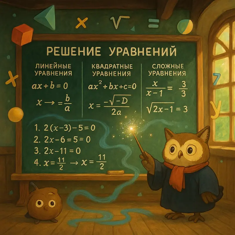 Решение уравнений